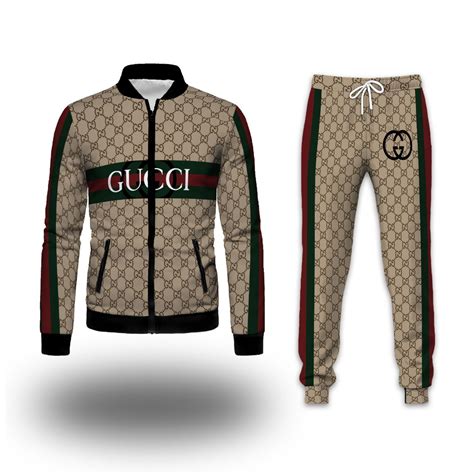 gucci green joggers|gucci tracksuit men's price.